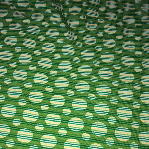 Liz Golf Sleeveless‎ Top Petite Small PS SP Green Dots Stripes - Picture 10 of 15